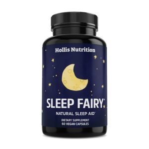 Sleep Fairy Natural Sleep Aid | Melatonin 10mg, L-Theanine, 5-HTP, Valerian Root, GABA, Magnesium, Chamomile | Herbal Sleeping Pills | Non-Habit Forming Sleep Supplement | Vegan...