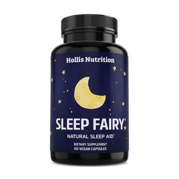 Sleep Fairy Natural Sleep Aid | Melatonin 10mg, L-Theanine, 5-HTP, Valerian Root, GABA, Magnesium, Chamomile | Herbal Sleeping Pills | Non-Habit Forming Sleep Supplement | Vegan...