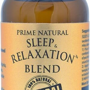 Sleep & Relaxation Essential Oil Blend 30ml/1oz - by Prime Natural - Made in USA - Pure Undiluted Therapeutic Grade - Aromatherapy Scents & Diffuser - Grounding, Calming, Peace,...
