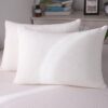 Standard Size Memory Foam Pillows 2 Pack for Side Back Stomach Sleepers Cooling Home & Hotel Collection with Removable Zipper Case