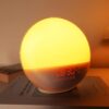 Sunrise Alarm Clock for Heavy Sleepers, Wake Up Light with Sunrise/Sunset Simulation, Dual Alarms & Natural Sounds, Snooze & Sleep Aid, FM Radio, 7 Colors Night Light for...