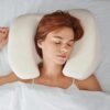 The Best Back Sleeper Pillow, Sleep on Your Back Comfortably, Wrinkle Prevention, Patent Pending Neck Support, Satin Case Included, 100 Night Sleep Trial, CertiPUR-US