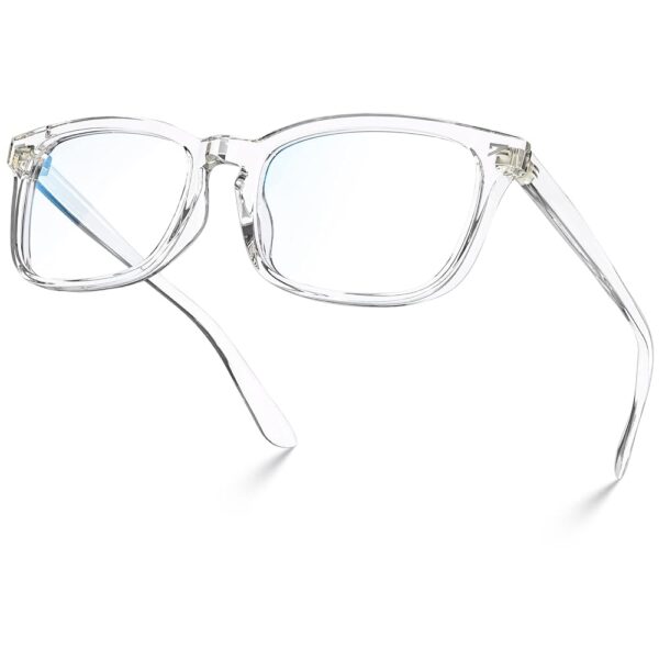 VISOONE Blue Light Blocking Glasses Square with Anti Computer Glare for Gaming Women and Men MONTANA