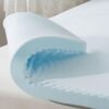 WhatsBedding 2 Inch Memory Foam Mattress Topper Full Size, Soft Egg Crate Mattress Topper with Breathable Cover for Back Pain Relief, CertiPUR-US Certified