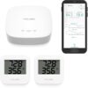 YoLink Smart Wireless Temperature/Humidity Sensor Wide Range for Freezer Fridge Monitoring Pet Cage/Tank Monitoring, App Alerts, Text/SMS, Email Alerts, Works with Alexa IFTTT,...