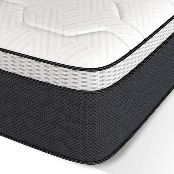 Z-hom Hybrid Queen Mattress 12 Inch, Queen Size Spring Gel Memory Foam Mattress, Medium Firm Queen Mattresses in a Box, Hybrid Coil Innerspring Mattress for Adjustable Bed...