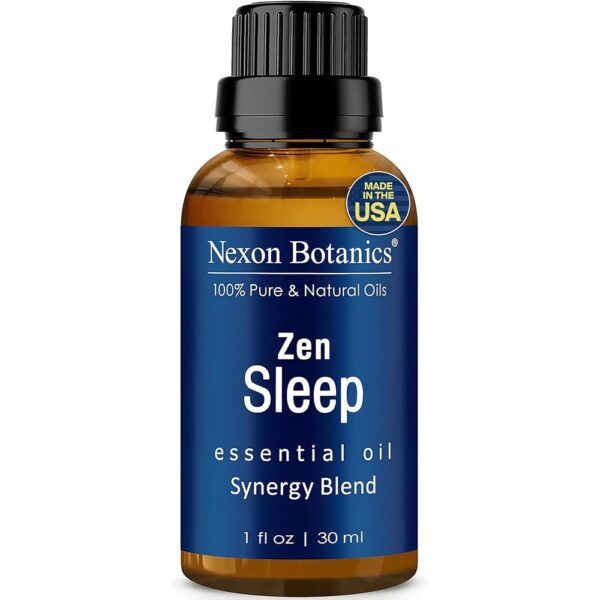 Zen Sleep Essential Oil Blend for Diffuser 30ml - Rosemary, Lavender Based Sleep Oil for Relaxing, Good Night Sleeping - Calming Essential Oils for Humidifiers - Sweet Dreams...