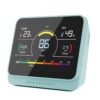 13-in-1 Air Quality Monitor Indoor with Beep Alarm, 6AQI Air Quality Detector with PM1.0 | PM2.5 | PM10 | Temp | HUM | Formaldehyde | VOC Tester for Home Office Plant (Peacock...