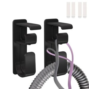 2PCS CPAP Hose Holder Hanger CPAP Mask Hook & Tubing Holder for Bed with Anti-Skid Function Avoids Hose Tangle and Make You Sleep Easier