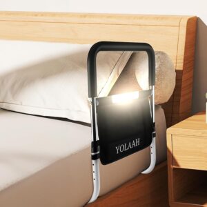30cm Width Bed Assist Rails for Elderly Adults Safety - Bed Side Rail Fall Prevention Guard for Seniors Height Adjustable Fits Medical Bed,Queen,Twin,King,Full Bed
