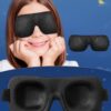 3D Sleeping Eye Mask for Kids，Super Soft Foams and Cute Sleeping Eye Cover for Teens Boys Girls，Lightweight Block Out Eye Mask for Travel，Adjustable Elastic Band Blindfolds