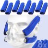 8 Pack CPAP Headgear Strap Covers, Universal and Reusable Strap Covers, Soft-Fleece Strap Pads, Reduce Red Marks, Great Value Kit Supplies by Medihealer