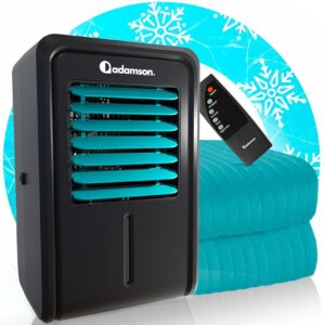 Adamson B10 Aqua Bed Cooling System - Twin 75” L x 39” W - New 2024-100% Cotton Mattress Cooling Bed Pad for Night Sweats - Water Bed Cooler Ideal for Hot Sleepers - 5-Year...