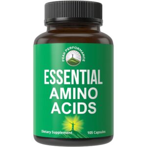 All 9 Essential Amino Acids Supplement. Capsules With 3x More Leucine For Muscle Recovery, Growth. EAA Supplement Better Than BCAA / BCAAS Branched Chain Aminos Acid. USA Tested...
