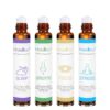 Aromatherapy Oils Roller Set, Natural Pre-diluted Essential Oils Roll On with Glass Rollerball, Relaxation Gift for Women & Men, Christmas Gift, Pack 4 x 0.33fl.oz