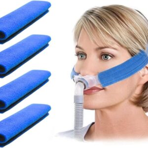 AVEEN 4-Packs CPAP strap covers, CPAP strap comfort pads, CPAP face pads, Comfortable CPAP supplies for CPAP mask, CPAP accessories for sleep apnea mask, CPAP pads, comfort...