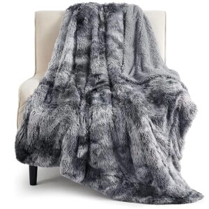 Bedsure Soft Throw Blanket for Couch, Fluffy Fuzzy Blankets & Throws for Bed, Sofa, Cozy Plush Sherpa Fleece Faux Fur Blanket, Thick Warm Christmas Blanket Decor Gifts for...