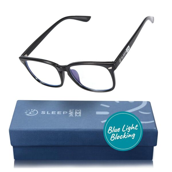 Blue Light Blocking Glasses for Computer, TV, Gaming Improve Sleep by Naturally Producing Melatonin for Women + Men