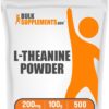 BulkSupplements.com L-Theanine Powder - L-Theanine Supplement, L-Theanine 200mg - Amino Amino Supplement, Pure & Gluten Free, 200mg per Serving, 100g (3.5 oz) (Pack of 1)