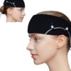 Comfort Oxygen Nasal Cannula Headband, Black (1 Count), for Adults in general, regardless of gender, Elastic Fabric Hairband with Ear Protectors to Prevent Ear Soreness and...