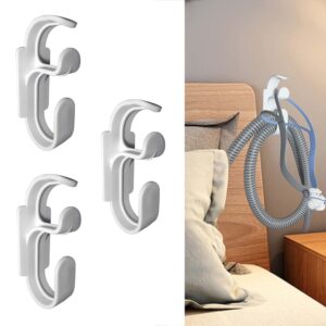 CPAP Hose Hanger with Anti-Unhook Feature - CPAP Mask Hook & CPAP Tubing Holder - CPAP Hose Organizer Avoids CPAP Hose Tangle and Allows You to Sleep Better (3)