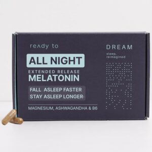 Dream Natural Sleep Aid for Adults | 7 Hour Time Release Melatonin, Magnesium, Sensoril® Ashwagandha, B6 & Chamomile Sleep Supplements | Non-Habit Forming Calm Sleeping Pills |...