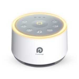 Dreamegg D1 Sound Machine Baby - White Noise Machine for Baby with Night Light, 24 High Fidelity Sounds, Timer & Memory Feature, Noise Machine with Nursery Lamps for Baby...