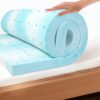 EGO Topper 2 Inch Twin Memory Foam Mattress Topper, Cooling Gel Foam Mattress Topper for Pressure Relief, Ventilated Design Bed Topper in a Box, CertiPUR-US Certified, 38"×75",...