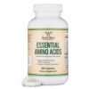Essential Amino Acids - 1 Gram Per Serving Powder Blend of All 9 Essential Aminos (EAA) and All Branched-Chain Aminos (BCAAs) (Leucine, Isoleucine, Valine) 225 Capsules, Gluten...