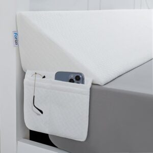 Forias Bed Wedge Pillow Headboard, Bed Gap Filler (0-7") King Size Between Mattress and Headboard, Triangle Headboard Pillow Between Mattress and Wall, Pillow Stopper for...