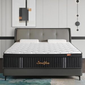 Full Size Mattress,12 Inch Hybrid Full Mattress in a Box with Memory Foam & Individual Pocket Spring for Edge Support,Pressure Relief,Medium Firm,CertiPUR-US.