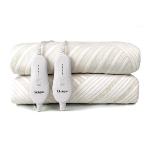 Heated Mattress Pad King Size - Dual Control Electric Mattress Pad with 4 Heat Setting & 10 Hour Auto Off, Air Layer Bed Warmer,Machine Washable - 78"x80", Gold