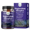 High Absorption Magnesium Sleep Supplement - Magnesium Threonate Supplement with Apigenin 50mg L-Theanine 250mg per Serving Plus Lemon Balm Extract - Melatonin-Free Calm...