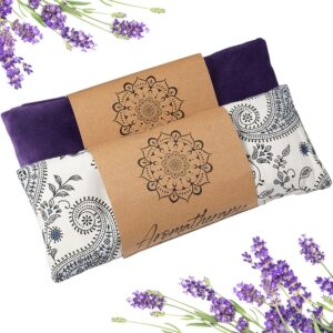 Hihealer Eye Pillow Yoga Meditation Accessories Lavender Aromatherapy Weighted Eye Mask for Sleeping, Yoga, Meditation, Self Care Relaxation for Women Mom Christmas Gifts...