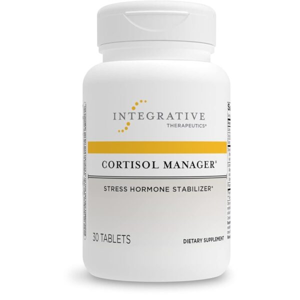 Integrative Therapeutics - Cortisol Manager - Supplement with Ashwagandha and L-Theanine - Supports Relaxation & Calm* - 30 Tablets