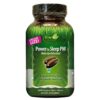 Irwin Naturals Power to Sleep PM - 120 Liquid Soft-Gels - with Melatonin, GABA, Ashwagandha, Valerian Root & L-Theanine - 60 Servings