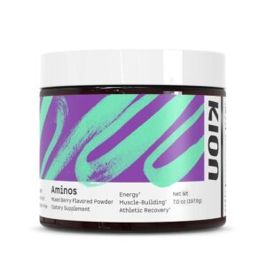 Kion Aminos - Essential Amino Acids Supplement, Essential Amino Acids Powder for Muscle Recovery, BCAA EAA No Caffeine, Amino Acid Powder, Essential Amino Energy - 30 Servings,...