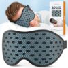 LitBear Breathable Sleep Mask, 3D Eye Mak Sleep for Side Sleepers Women Men, Light Blocking Sleeping Mask with Adjustable Strap, Soft Lightweight Eye Cover for Travel, Night...
