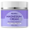 Magnesium Cream for Sleep & Muscle Relief: Topical Night Calming & Deep Relaxation - Restless Cramps Leg & Joint Care Lotion - Lavender 3.38 Fl. Oz.