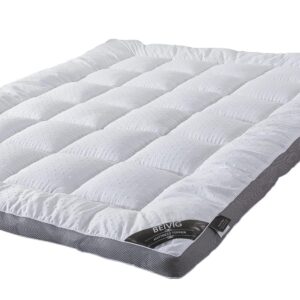 Mattress Topper Twin Mattress Pad Protector - Quality Plush Luxury Down Alternative Pillow Top - Extra Thick Mattress Cover(Twin Size), White