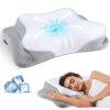Mokaloo Cervical Neck Pillow - Cooling Neck Pillows for Pain Relief, Ergonomic Pillow for Sleeping, Orthopedic Contour Memory Foam Pillows for Side, Back & Stomach Sleepers with...