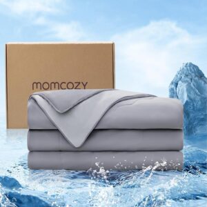 Momcozy Life CoolMurm Cooling Comforter for Hot Sleepers, Full/Queen 90"x90" Pregnancy Cooling Blanket, All-Season Lightweight Soft Breathable Cooling Quilt Duvet, Stay Cool All...