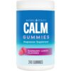 Natural Vitality Calm, Magnesium Citrate Supplement, Stress Relief Gummies, Supports a Healthy Response to Stress, Gluten Free, Vegan, Raspberry Lemon, 240 Gummies (Packaging...