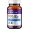 New Chapter Sleep Aid, Restful Sleep and Pain Relief, Melatonin & Ginger Sleep Supplement, Gluten Free and Non-GMO, 30 Vegetarian Capsules