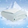 NTBAY Cooling Comforter Queen - Japanese Double-Sided Cold Tech Fabric Cooling Blanket for Hot Sleepers, Q-Max 0.45, All-Season Lightweight Blanket to Quickly Cool Down, 90x90...