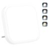 qoosseine Light Therapy Lamp, 10000 Lux UV-Free Therapy Light with 4 Brightness Levels, 4 Color Temperature, 4 Timer Function and Memory Function, Portable Light Therapy Box for...