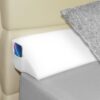 Queen Size(60"x10"x6") Bed Wedge Pillow Plus/Bed Filler for Triangle Bolster Fill The Gap(0-8") Between Your Headboard and Mattress/Wall(White)