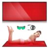 Red Light Therapy Mat for Body, 71"x 31" Red Light Therapy Blanket Red Near Infrared 660nm 850nm Full Body Pad, 1280 LEDs Infrared Light Therapy for Body for Pain Relief,...