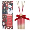 Reed Diffuser Set - Christmas Spice Christmas Reed Diffuser with 8 Reed Sticks - Scented Oil Diffuser for Home & Office Diffuser Bathroom Shelf Decor - Ideal Gift for Holidays...