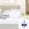 Sealy Heated Mattress Pad Cal King Size, Luxury Quilted Electric Bed Warmer with Dual Controller 10 Heat Settings & Auto Off 1-12 Hours | Fit Up to 17" Deep Pocket | ETL...